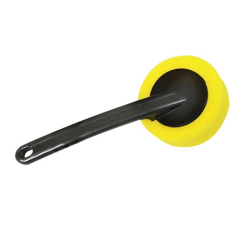 Высококачественная кисть с длинной ручкой, губчатая головка для чистки и нанесения воска, специальный инструмент для мойки автомобилей
